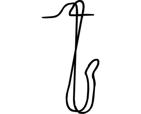 Holder, exhaust system, Image 2