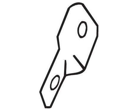 Holder, exhaust system, Image 2