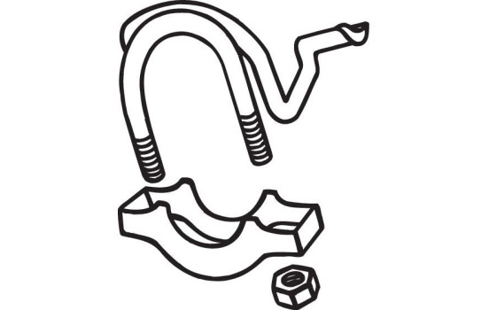 Holder, exhaust system