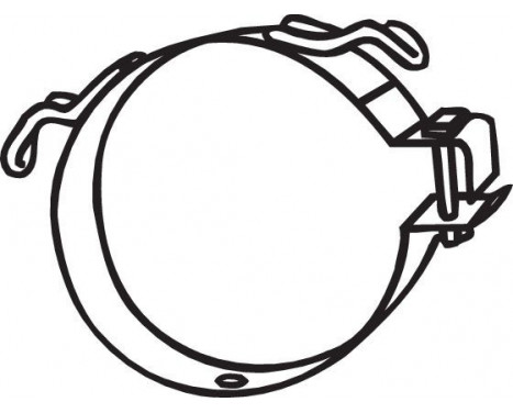 Holder, exhaust system, Image 2