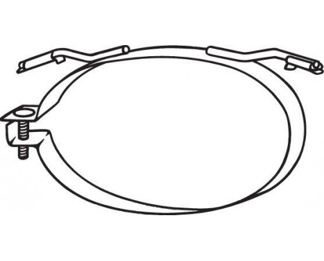 Holder, exhaust system, Image 2