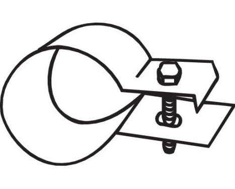 Holder, exhaust system, Image 3