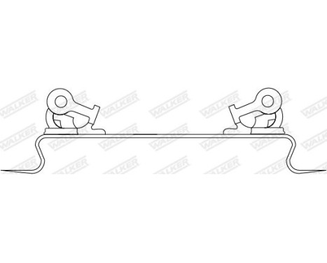 Holder, exhaust system