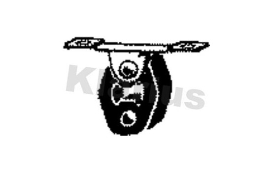 Holder, exhaust system, Image 2