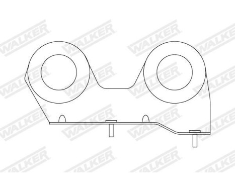 Holder, exhaust system, Image 2