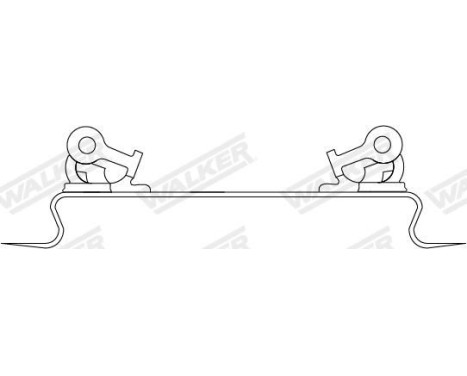 Holder, exhaust system, Image 2