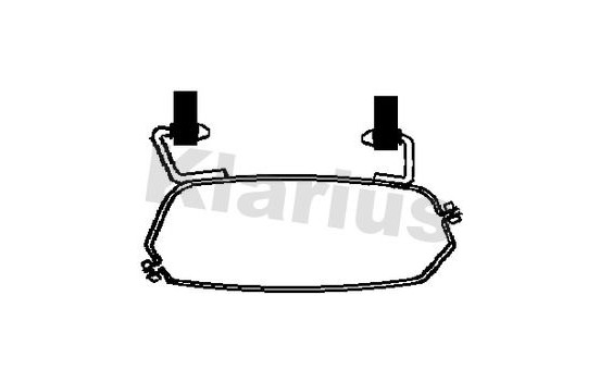 Holding Bracket, silencer, Image 2
