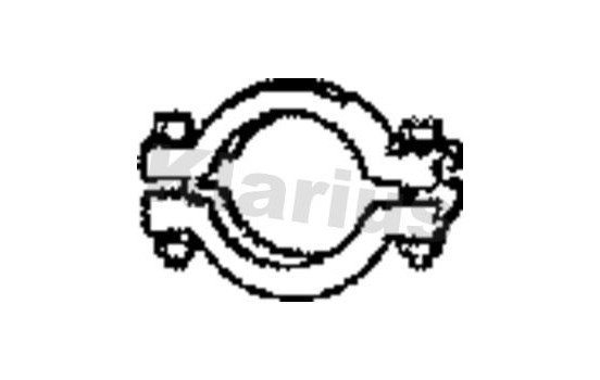 Klarius Exhaust Clamp 79MM, Image 2