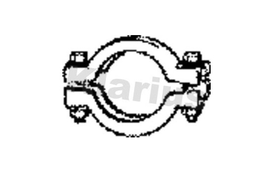 Klarius exhaust clamp