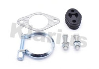 Mounting kit, catalytic converter