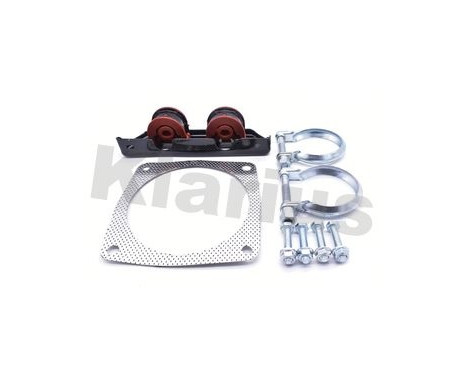 Mounting kit, catalytic converter