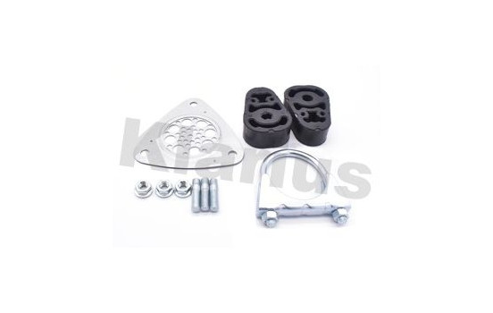 Mounting kit, catalytic converter