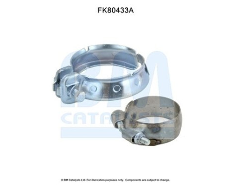 Mounting kit, catalytic converter