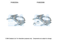 Mounting kit, catalytic converter