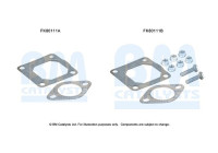 Mounting kit, catalytic converter