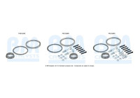 Mounting kit, catalytic converter