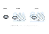 Mounting kit, catalytic converter
