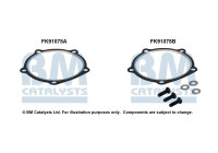 Mounting kit, catalytic converter