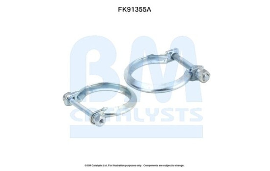 Mounting kit, catalytic converter