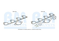 Mounting kit, catalytic converter
