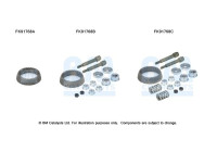 Mounting kit, catalytic converter