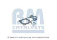 Mounting kit, catalytic converter