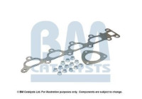 Mounting kit, catalytic converter