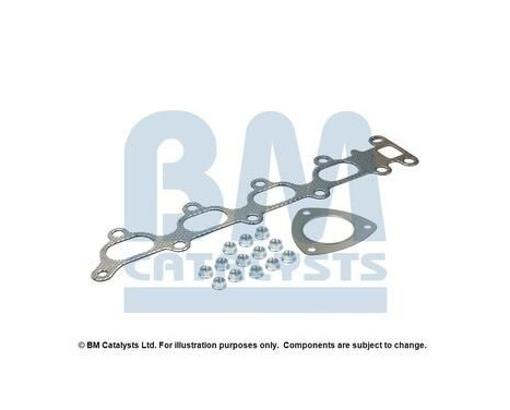 Mounting kit, catalytic converter