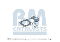 Mounting kit, catalytic converter