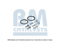 Mounting kit, catalytic converter