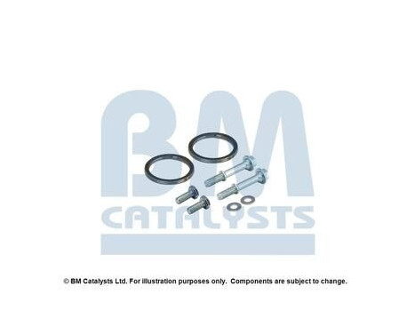 Mounting kit, catalytic converter