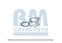 Mounting kit, catalytic converter