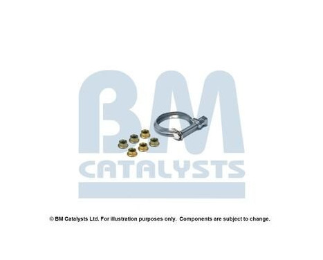Mounting kit, catalytic converter