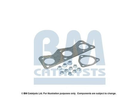Mounting kit, catalytic converter