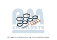 Mounting kit, catalytic converter
