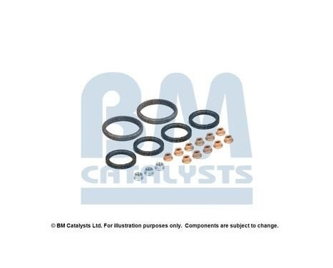 Mounting kit, catalytic converter