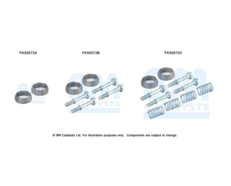 Mounting kit, exhaust pipe