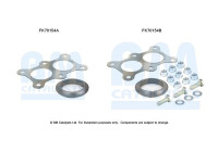 Mounting kit, exhaust pipe