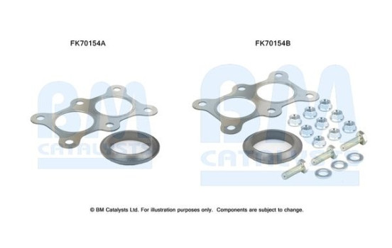 Mounting kit, exhaust pipe