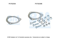 Mounting kit, exhaust pipe