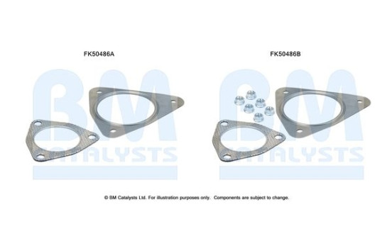 Mounting kit, exhaust pipe