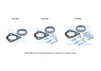 Mounting kit, exhaust pipe