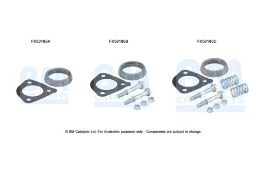 Mounting kit, exhaust pipe