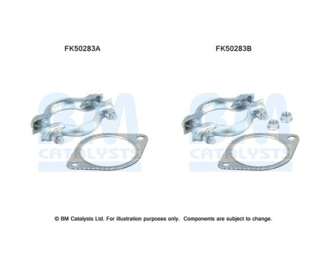 Mounting kit, exhaust pipe