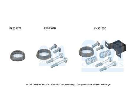 Mounting kit, exhaust pipe