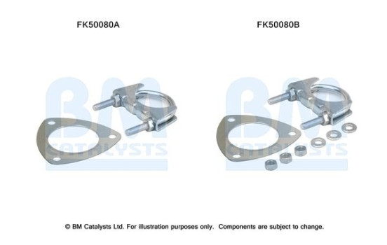 Mounting kit, exhaust pipe