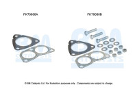 Mounting kit, exhaust pipe
