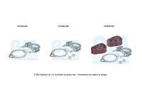 Mounting kit, exhaust pipe