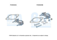 Mounting kit, exhaust pipe
