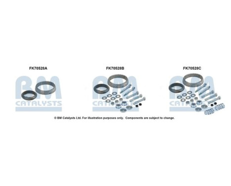 Mounting kit, exhaust pipe